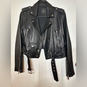 LTH JKT leather moto jacket size L